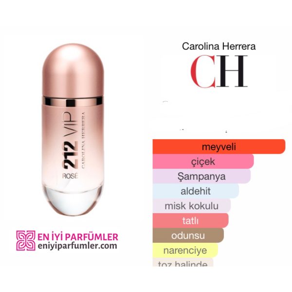 Carolina Herrera 212 Vip Rose EDP 80 ML Kadın Parfüm - Görsel 2