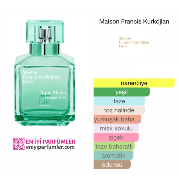 Maison Francis Kurkdjian Aqua Media Cologne Forte EDP 70 ML Unisex  Parfüm - Görsel 2
